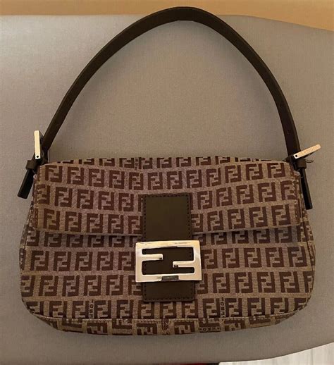 fendi zucchino handbag|vintage fendi baguette.